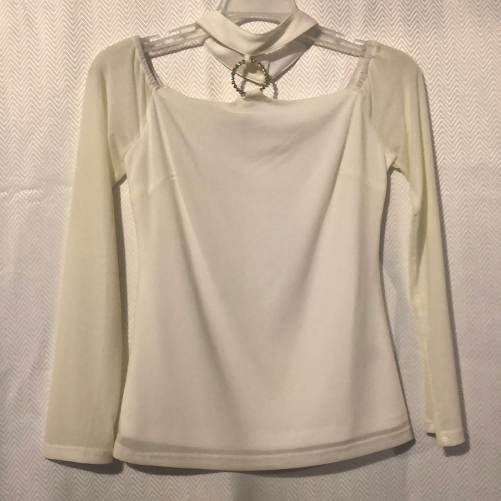 Beautiful long sleeve of the shoulder shirt, S NWT